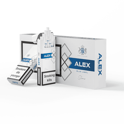 Сигареты Alex Blue Label Slims (Алекс Блю Лейбл Слим)