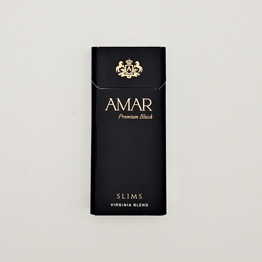 Сигареты Amar Premium Black Slim (Амар Премиум Блэк Слим)
