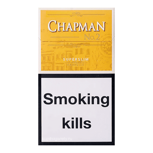 Сигареты Chapman №2 Superslims Vanilla (Чапман Суперслимс Ваниль)