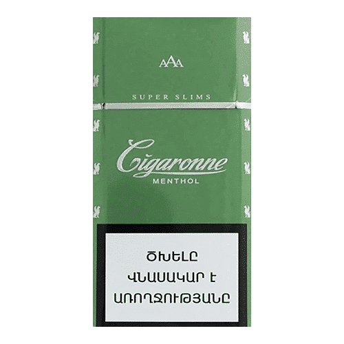 Сигареты Cigaronne Super Slims Menthol (Сигарон Супер Слим Ментол)