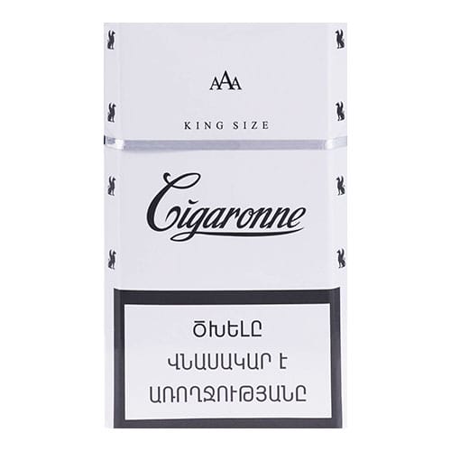 Сигареты Cigaronne King Size White (Сигароне Кинг Сайз Белые)