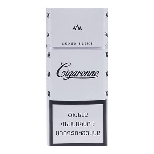 Сигареты Cigaronne Super Slims White (Сигароне Супер Слим Белые)