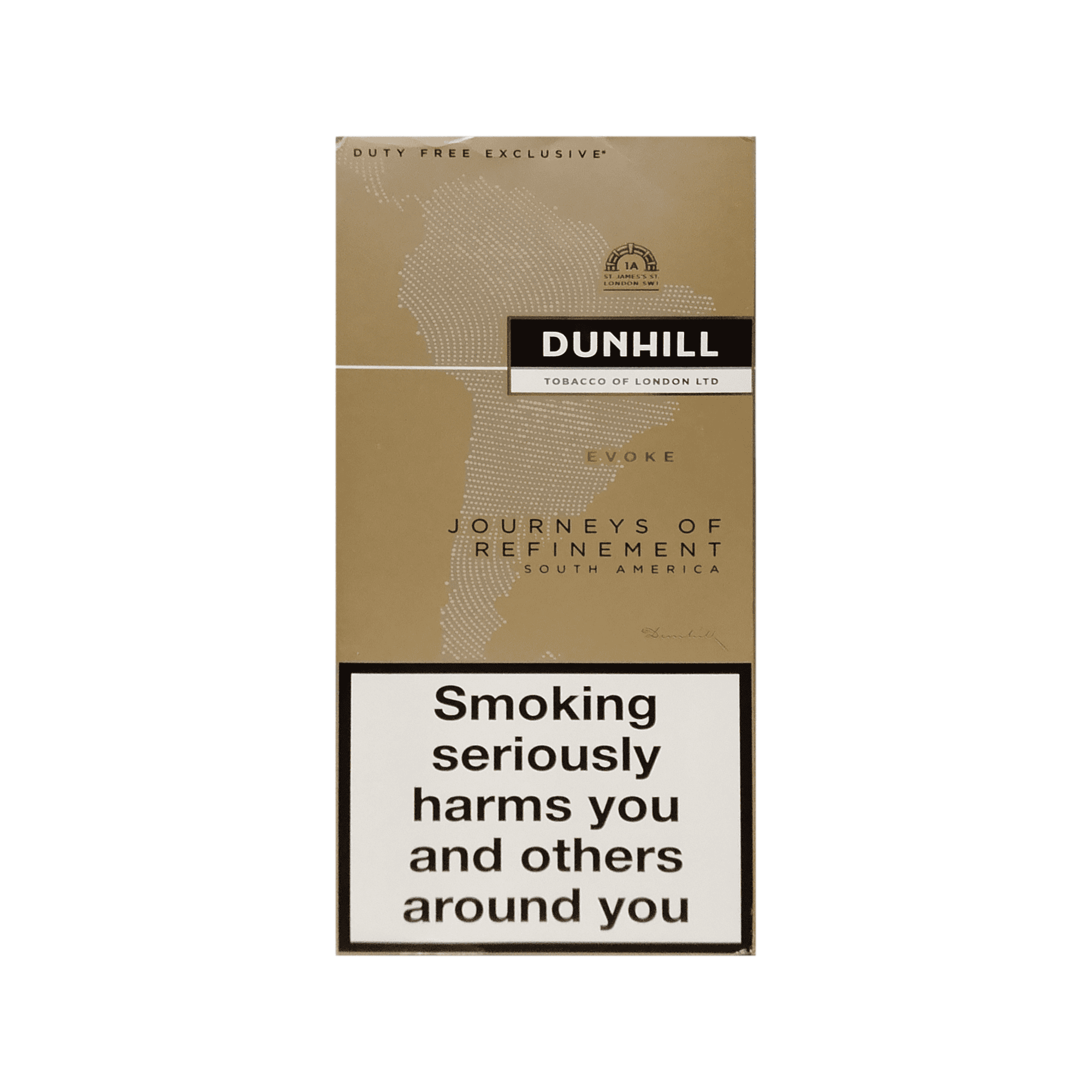 Сигареты Dunhill Evoke Gold (Данхилл Эвок Голд, Сингапур)
