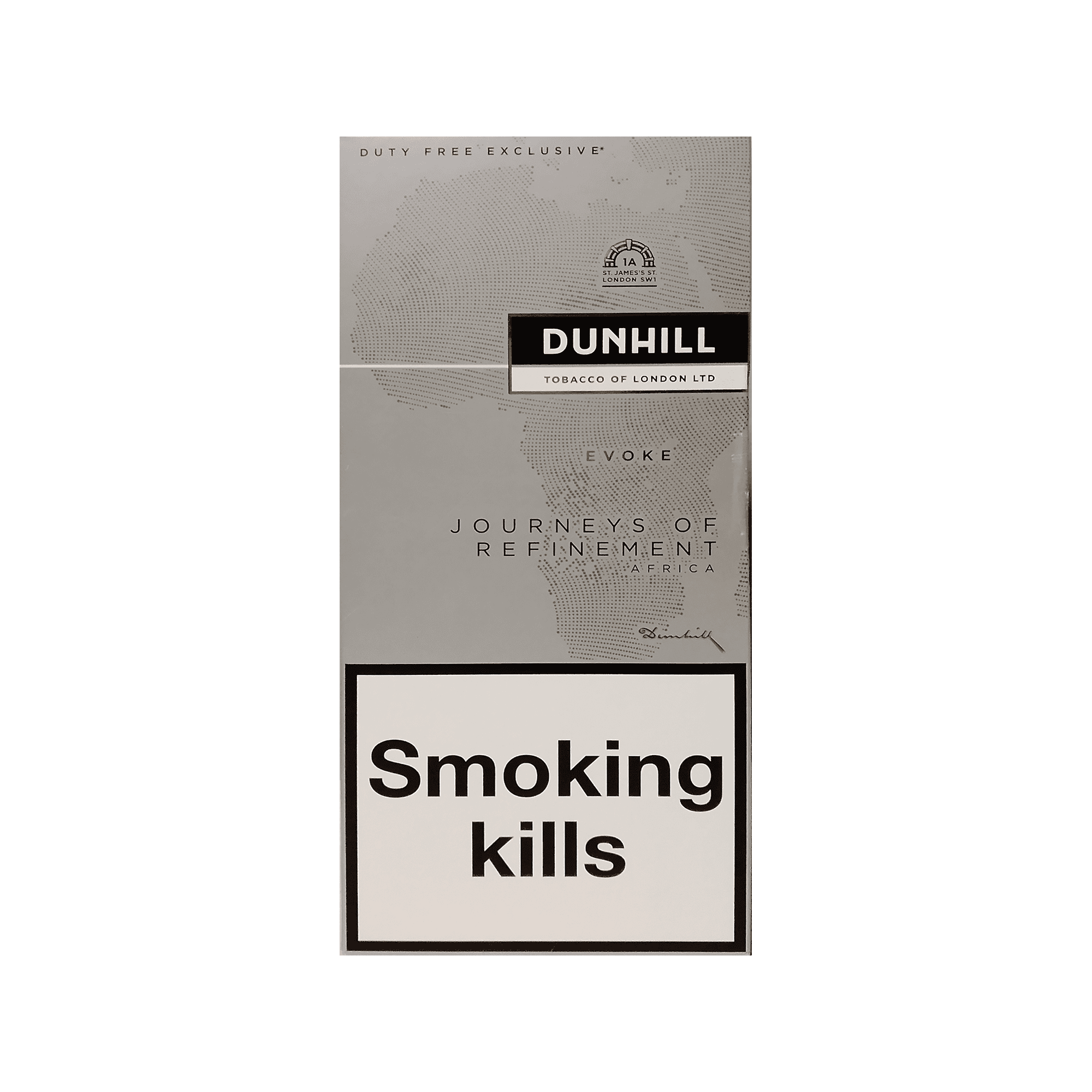 Сигареты Dunhill Evoke Silver (Данхилл Эвок Сильвер, Сингапур)