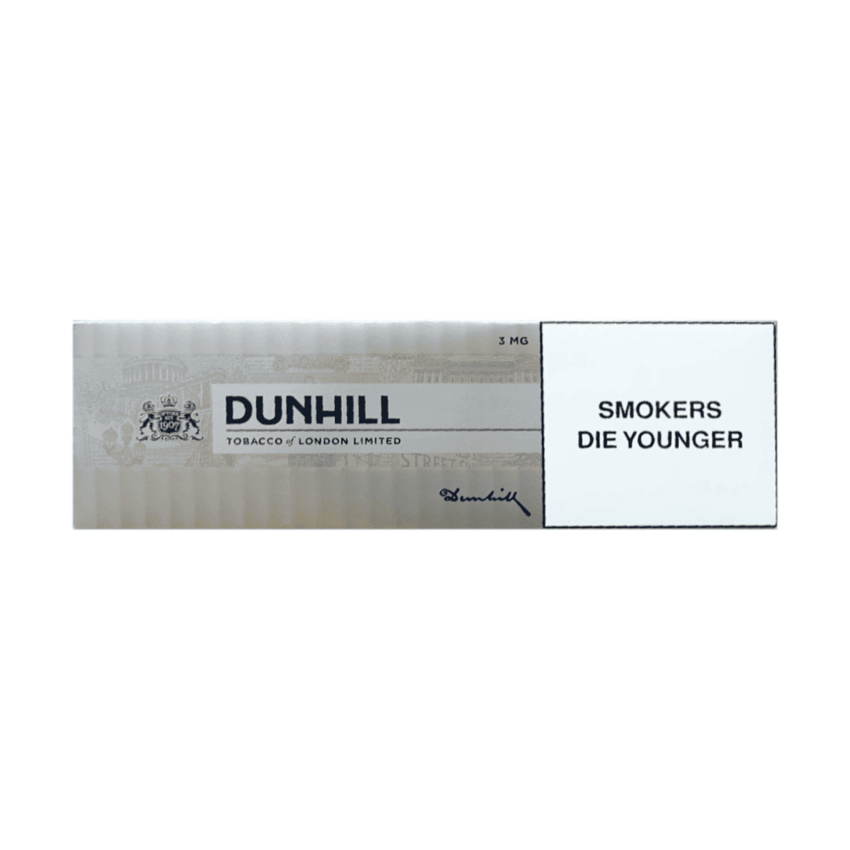 Сигареты Dunhill Silver 3 mg (Данхилл Сильвер 3 мг, Сингапур)