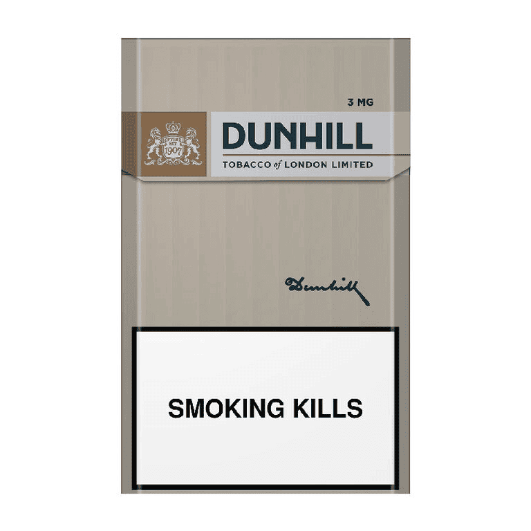 Сигареты Dunhill Silver 3 mg (Данхилл Сильвер 3 мг, Сингапур)