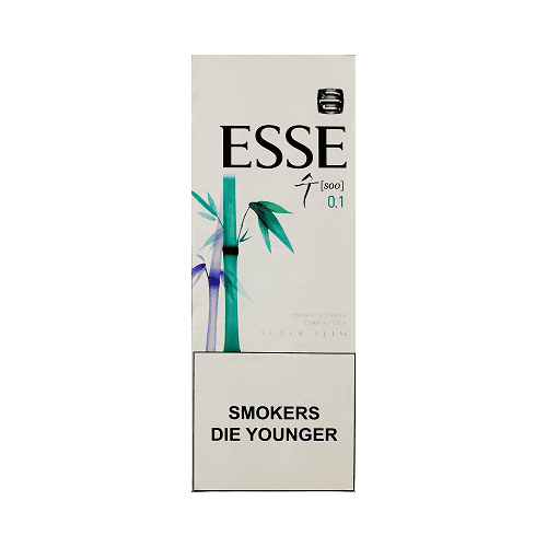 Сигареты Esse Soo 0,1 mg Bamboo South Korea (Эссе 0,1 мг Бамбуковый Фильтр (Южная Корея, блок))