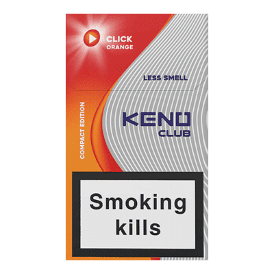 Сигареты Keno Club Compact Click Orange (Кено Компакт Апельсин)