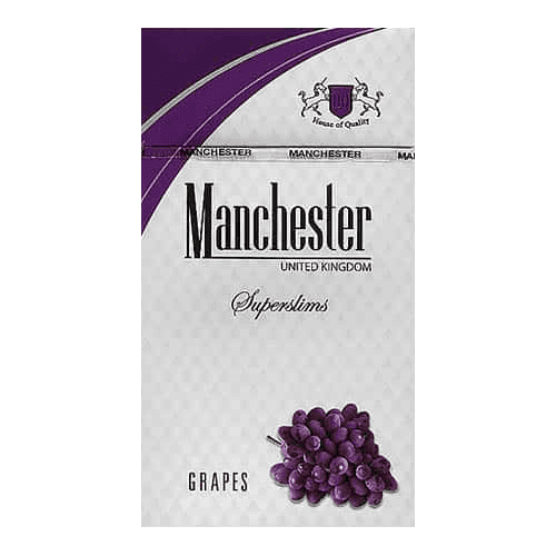 Сигареты Manchester Grapes Superslims (Манчестер Виноград Суперслимс)