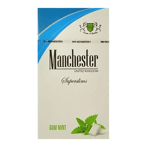 Сигареты Manchester Gummint Superslims (Манчестер Мятная Жвачка Суперслимс)