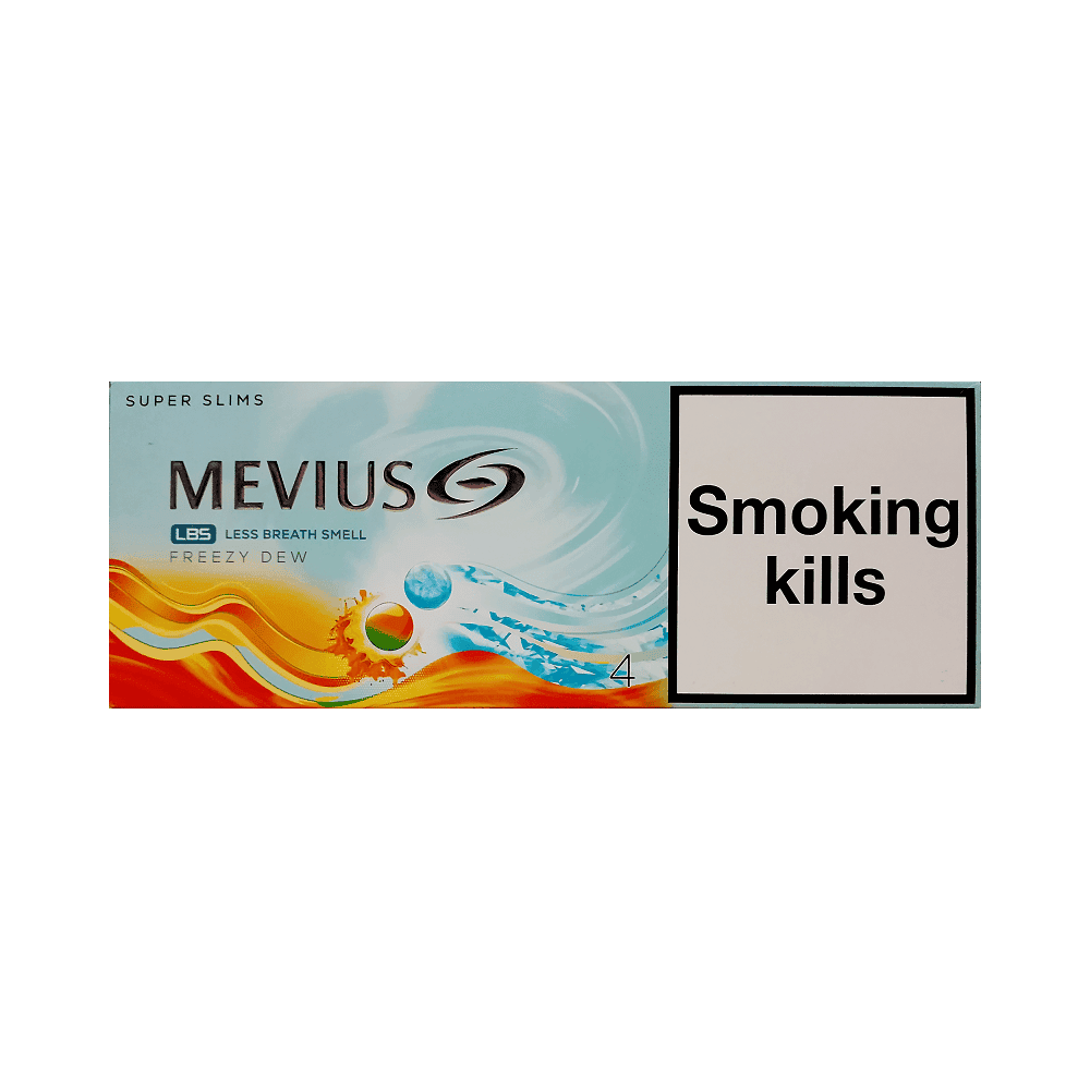 Сигареты Mevius Freezy Dew 4 Superslims (Мевиус Фриззи Дью 4 Суперслим Корея)