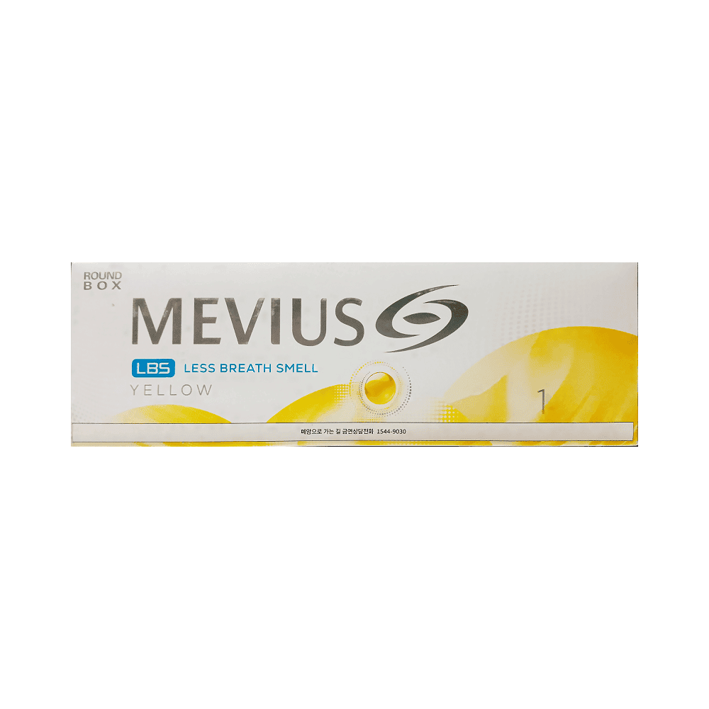 Сигареты Mevius Yellow 1 (Мевиус Йеллоу 1 Корея)