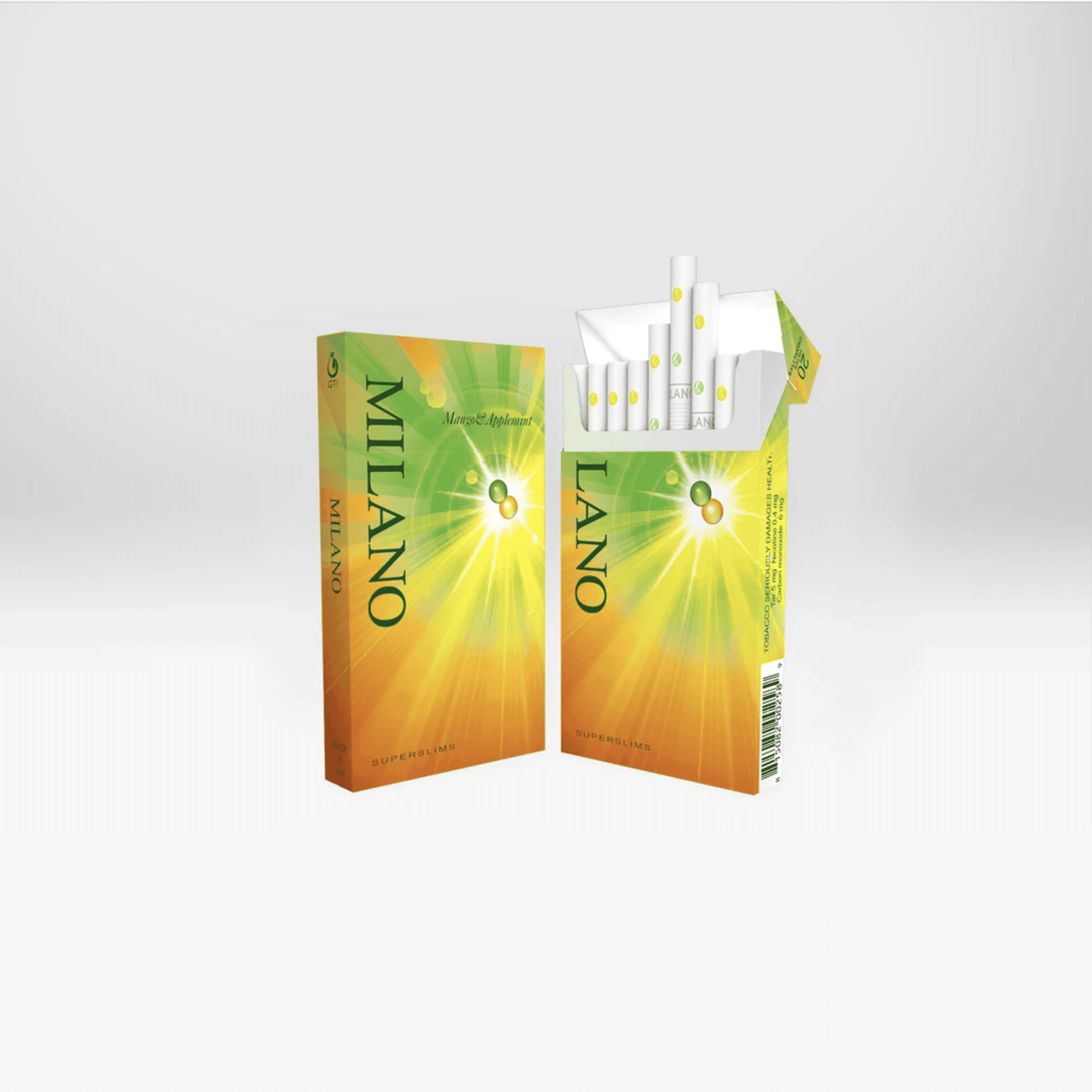 Сигареты Milano Mango Applemint (Милано Манго Яблоко)