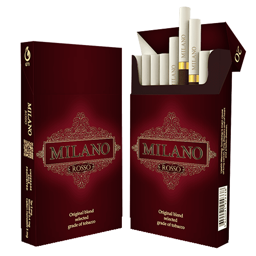 Сигареты Milano Rosso Superslims (Милано Вишня Суперслимс)