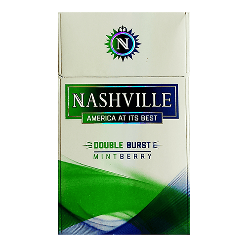 Сигареты Nashville Double Burst Mintberry (Нэшвил Дабл Бурст Мята Черника)