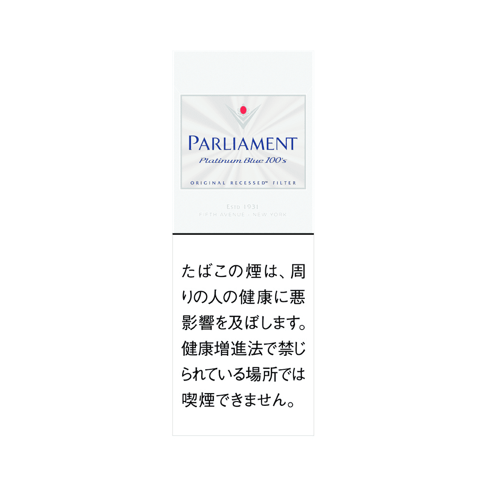 Сигареты Parliament Platinum One 100’s Japan (Парламент Платинум Ван 100 мм Япония)