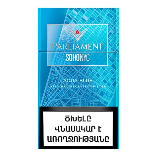 Сигареты PARLIAMENT SohoNYC Aqua Blue (Парламент Сохо Аква Блю)