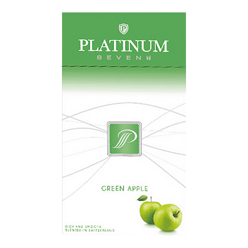Сигареты Platinum Seven Superslims Green Apple (Платинум Суперслимс Яблоко)