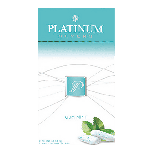 Сигареты Platinum Seven Superslims Gum Mint (Платинум Суперслимс Мятная Жвачка)