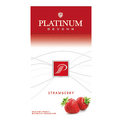 Сигареты Platinum Seven Superslims Strawberry (Платинум Суперслимс Клубника)