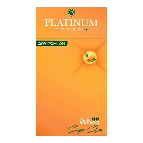 Сигареты Platinum Seven Superslims Ice Mango (Платинум Суперслимс Манго)