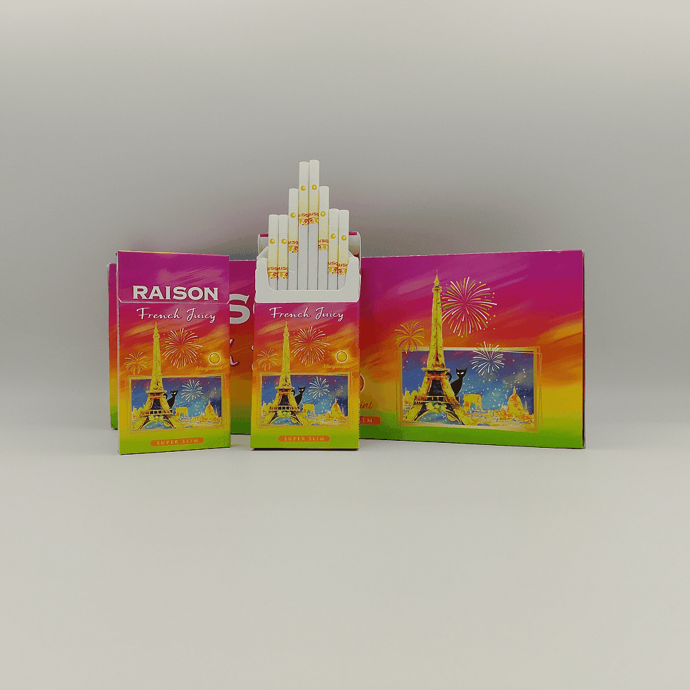 Сигареты Raison French Juicy Superslims (Райсон Френч Джуси Суперслим Корея)