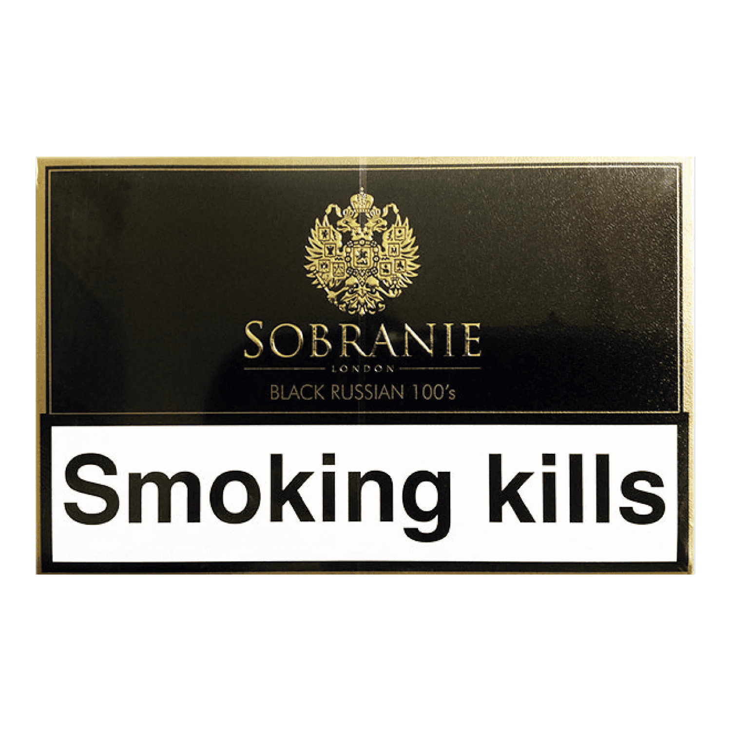 Сигареты Sobranie Black Russian 100s (Собрание Блэк Рашн 100 мм, Англия)
