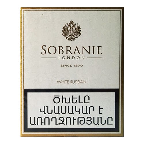 Сигареты Sobranie White Russian(Собрание Белый Русский)