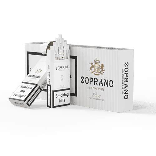 Сигареты Soprano Special White Slim (Сопрано Спешл Вайт Слим)