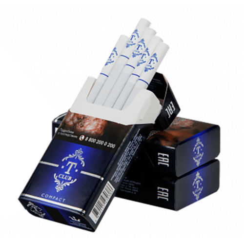 Сигареты T-Club Blue Compact (Т-Клуб Синий Компакт)