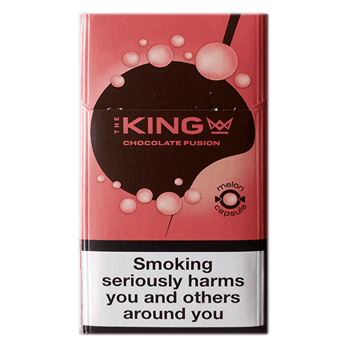Сигареты The King Chocolate Melon Capsule (Кинг Шоколад Кнопка Арбуз)