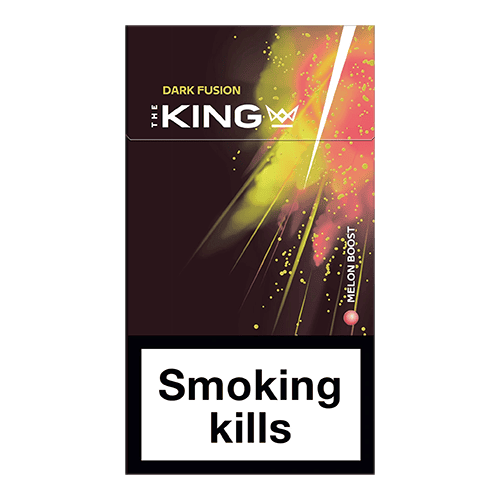 Сигареты The King Dark Fusion Melon Boost (Кинг Дарк Фьюжен Мелон Буст)