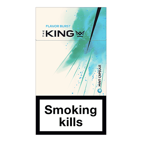 Сигареты The King Flavor Burst Mint Capsule (Кинг Флавор Бэрст Мята, Капсула)