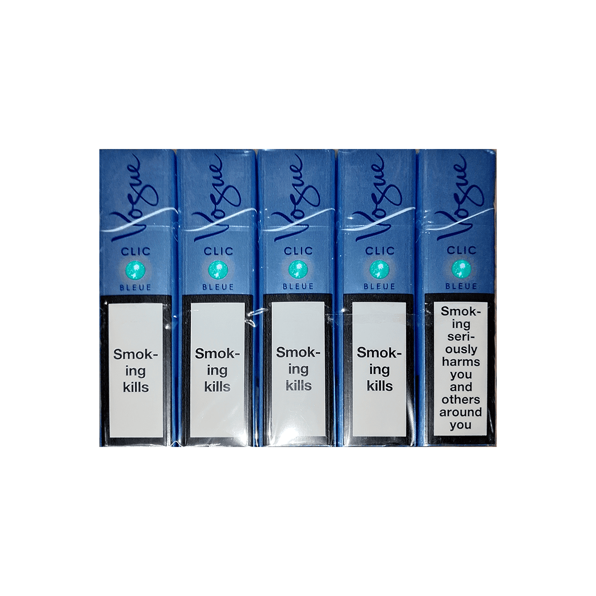 Сигареты Vogue Bleue Click (Вог Блю Клик, Сингапур)