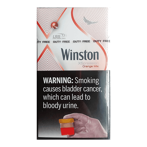 Сигареты Winston XPression Orange Mix Superslims (Винстон Суперслим Кнопка Манго)