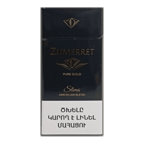 Сигареты Zumerret Pure Gold Slim (Зумеррет Пьюр Голд Слим)
